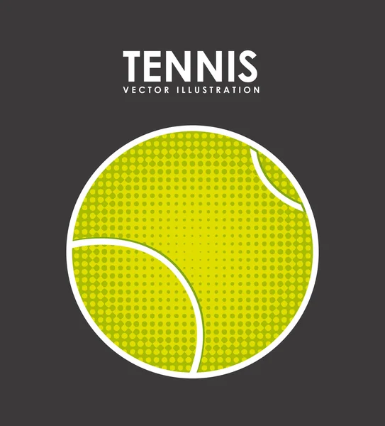 Tennis-Design — Stockvektor