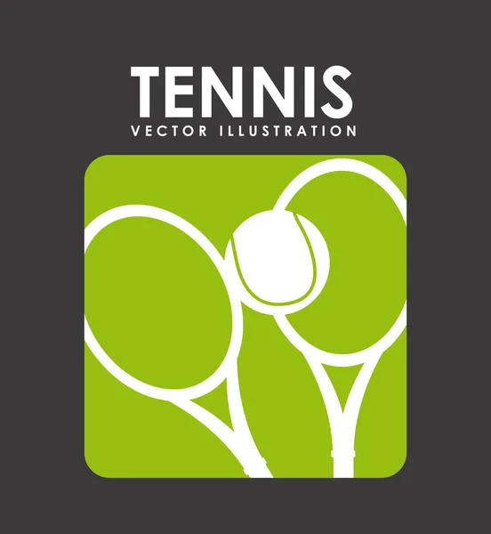 Progettazione di campi da tennis — Vettoriale Stock