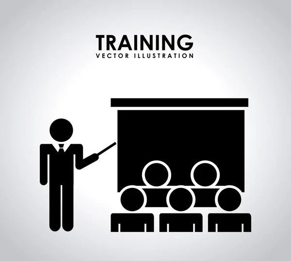 Projekt szkolenia — Wektor stockowy