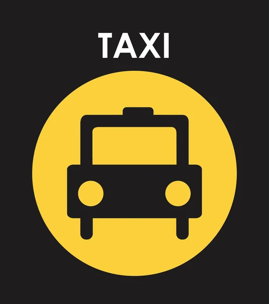 Taksi etiketi — Stok Vektör