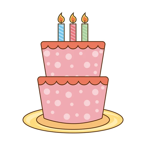 Diseño de cumpleaños — Vector de stock