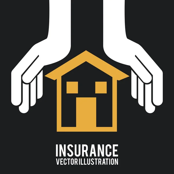 Diseño del seguro — Vector de stock