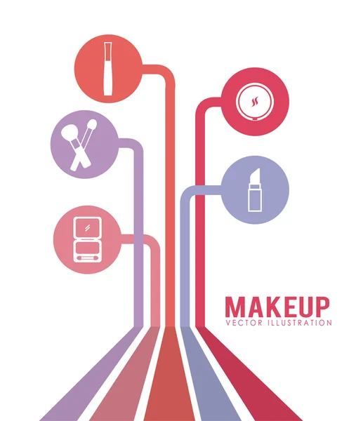 Makeup design — Stock vektor