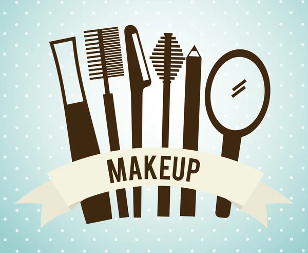 Make-up design — Stockový vektor