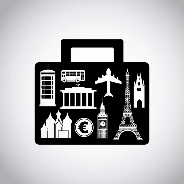 Diseño de viajes — Vector de stock