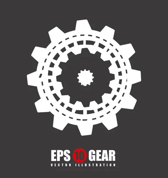 Gears design — Stock Vector