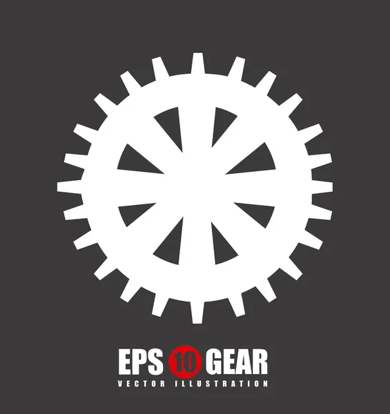 Gears design — Stock Vector