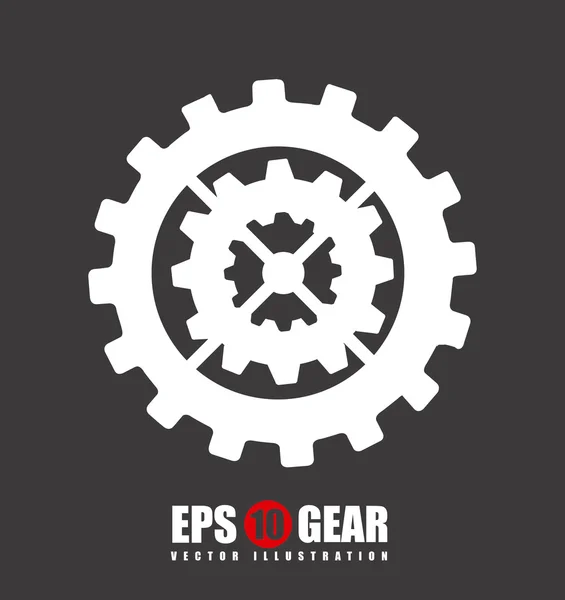 Gears design — Stock Vector