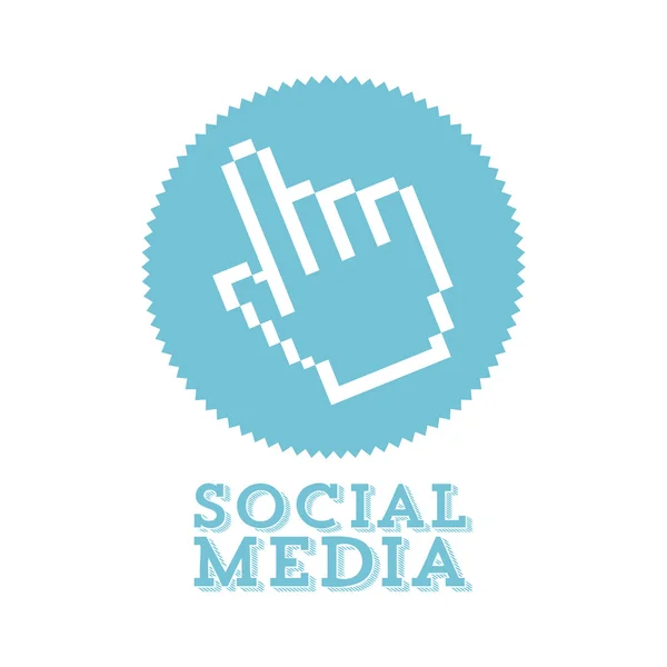 Soziale Medien — Stockvektor