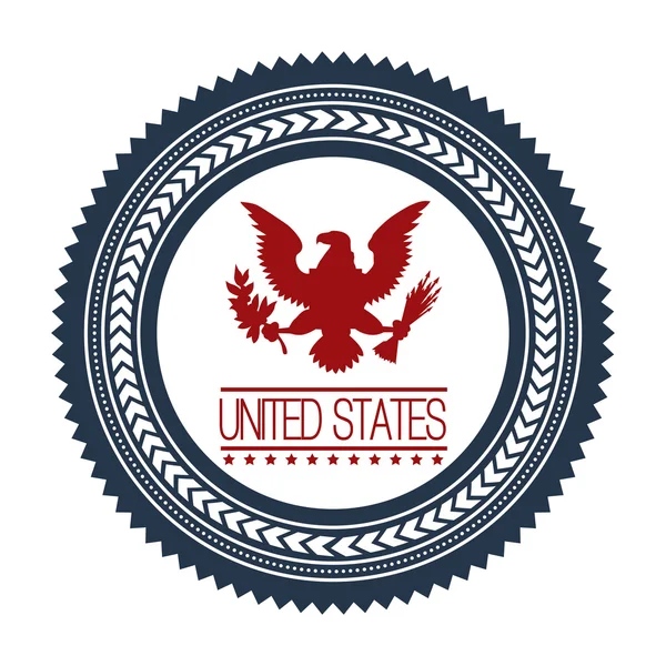 Emblema de Estados Unidos — Archivo Imágenes Vectoriales