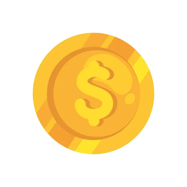 硬币货币美元 — 图库矢量图片