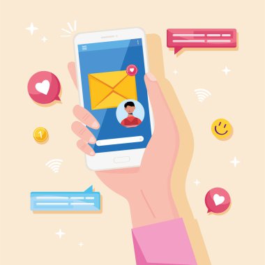 Akıllı telefon iletisi ile el