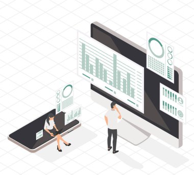 çift ve analiz simgeleri