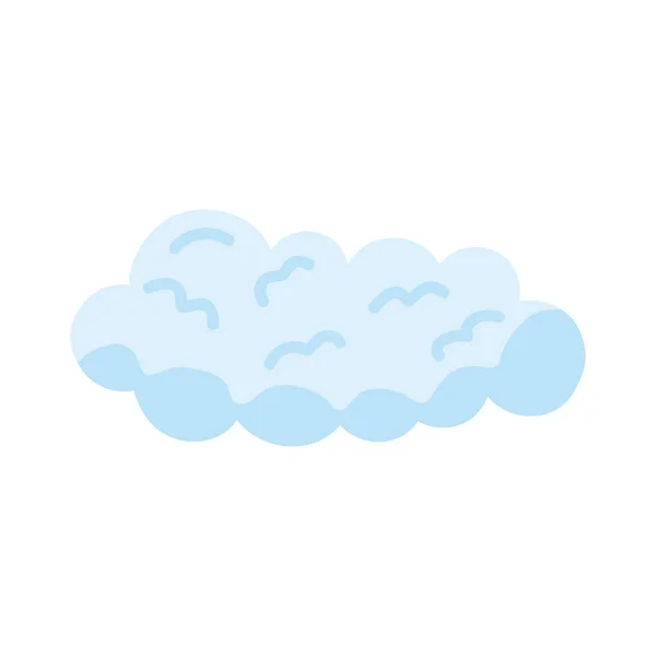 Cielo nuvoloso aria — Vettoriale Stock