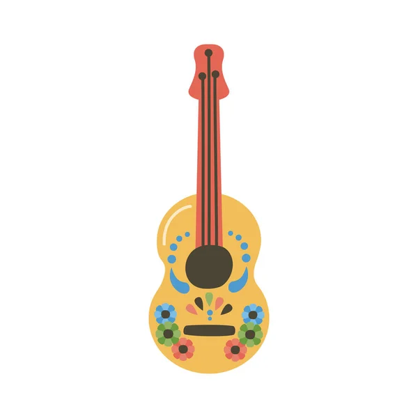 Мексиканский гитарный инструмент — стоковый вектор