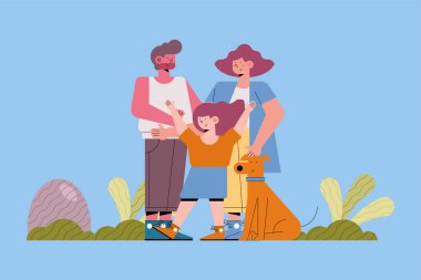 bir grup aile üyesi