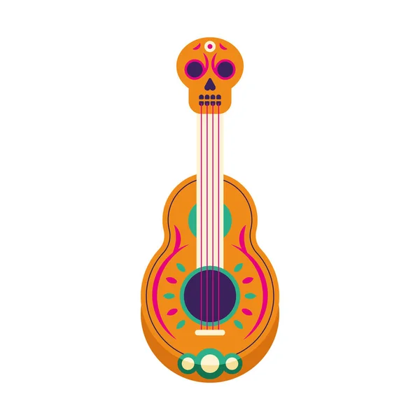 Instrumento de guitarra mexicana —  Vetores de Stock