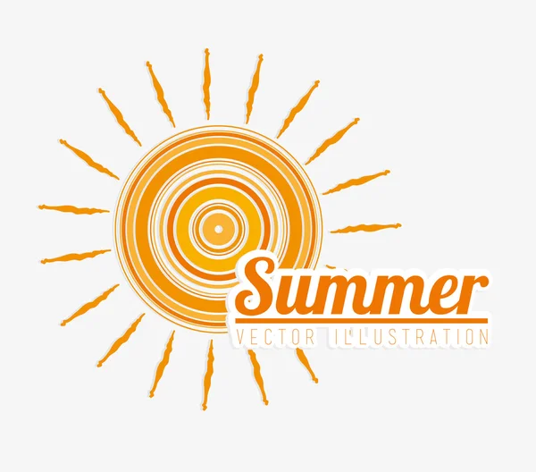 Design de verão — Vetor de Stock