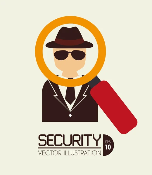 Дизайн безопасности — стоковый вектор