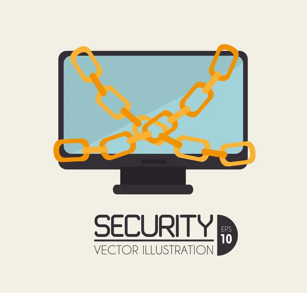 Diseño de seguridad — Vector de stock