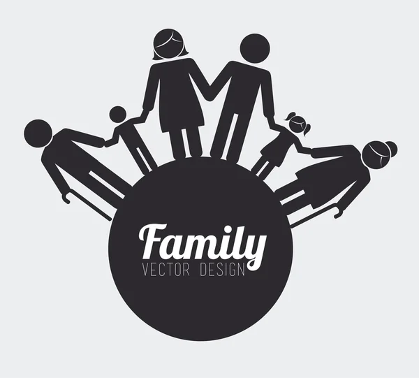 家族の設計 — ストックベクタ