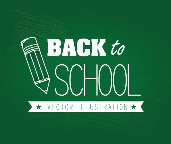 Volver al diseño escolar — Archivo Imágenes Vectoriales
