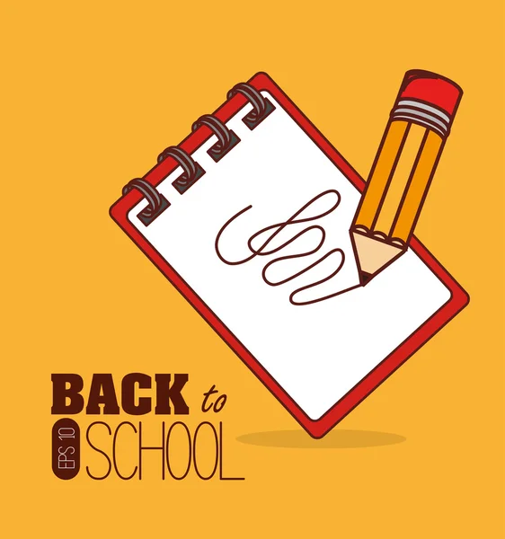 Back to school design — Stock Vector