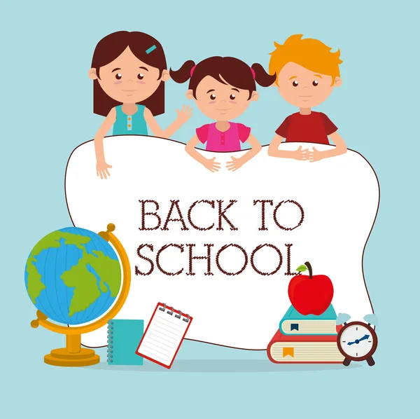 Back to school design — Stock Vector