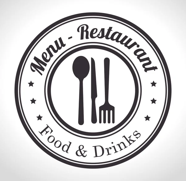 Design de restaurant — Image vectorielle