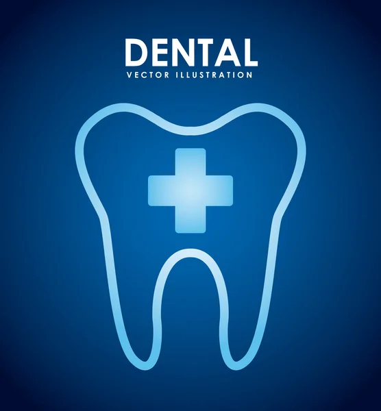 Desenho dentário —  Vetores de Stock