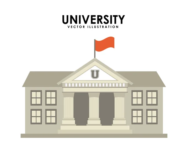 Universitet design — Stock vektor