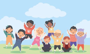 10 küçük çocuk sahnesi