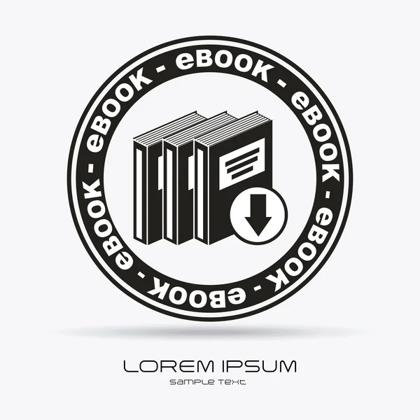 Diseño del libro electrónico — Vector de stock