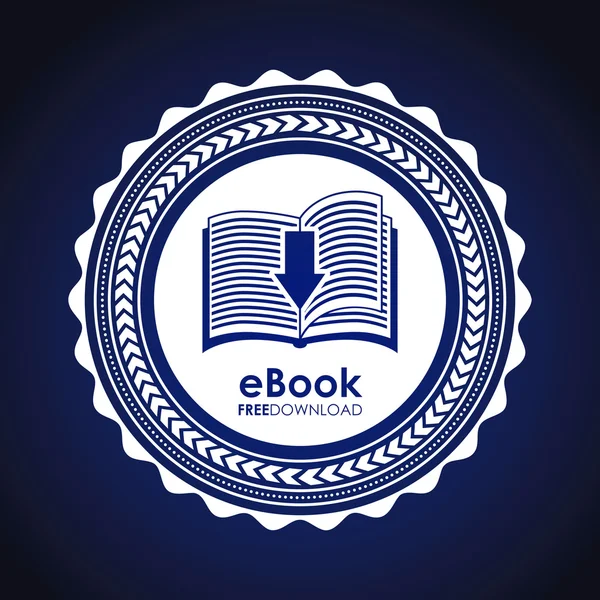Disegno del ebook — Vettoriale Stock
