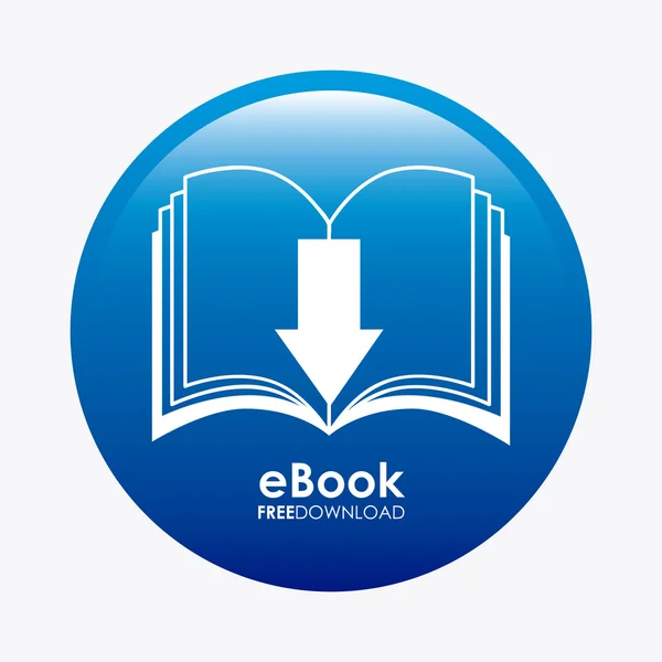 Disegno del ebook — Vettoriale Stock