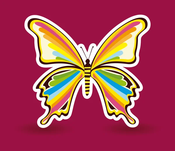 Motýl designu — Stockový vektor