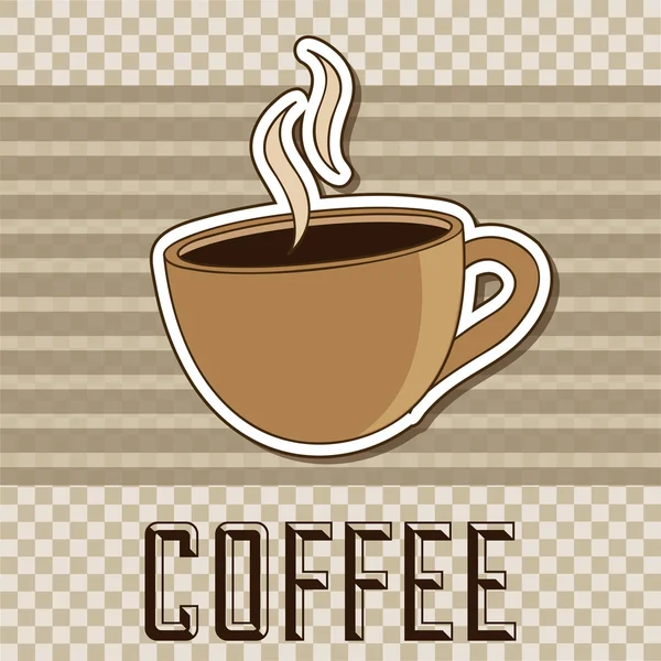 Diseño de café — Vector de stock