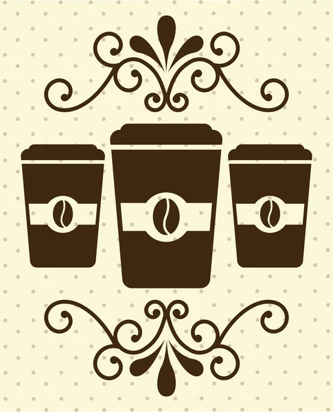 Design de café —  Vetores de Stock