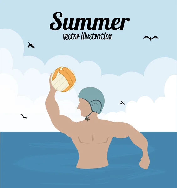 Summer  design — Stock Vector