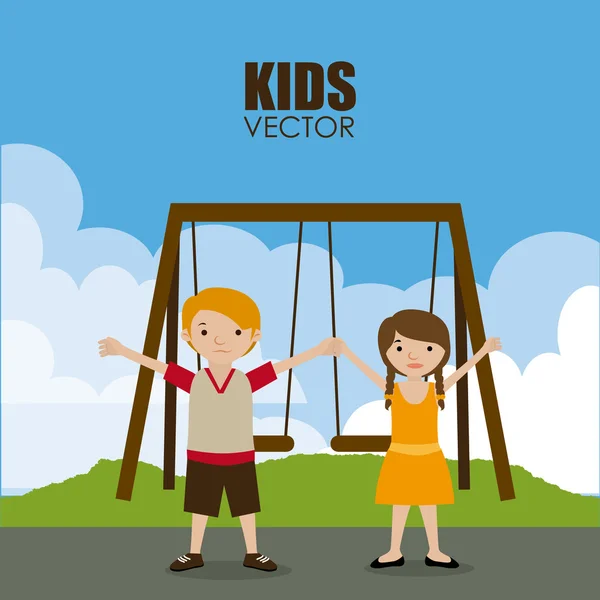 Kids design — Stock Vector