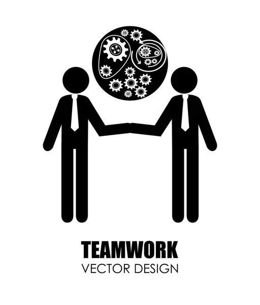 Teamwork design — Stock Vector