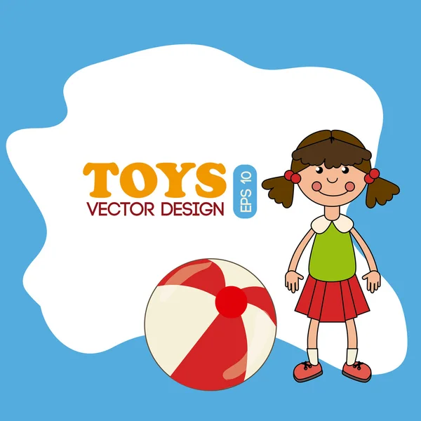 Toys design — Stock Vector