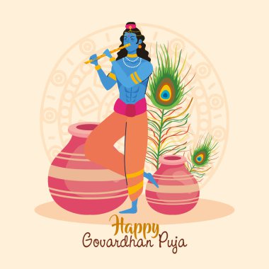 Govardhan puja kartı