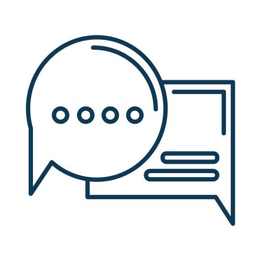 daire ve kare konuşma baloncukları