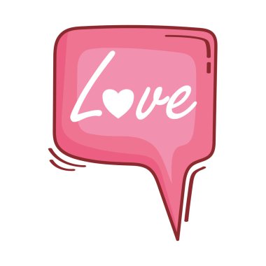 Aşk karalama baloncuğunda