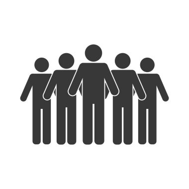 Beş siluet figürü avatardır