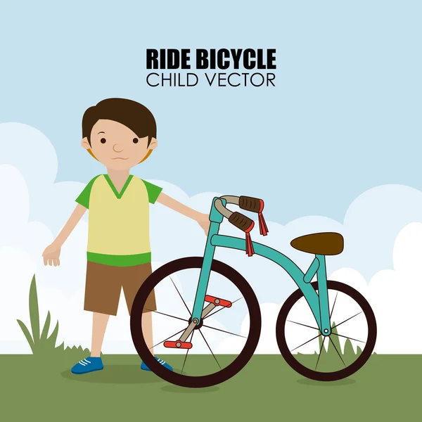 Diseño de bicicleta — Archivo Imágenes Vectoriales