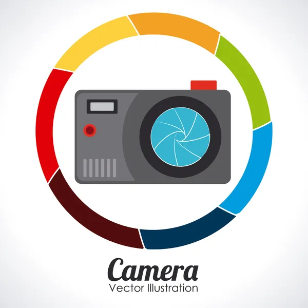 Camera design — Stock Vector