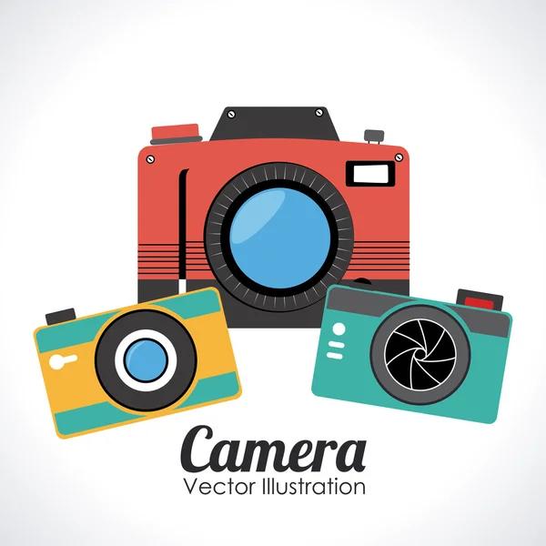 Diseño de cámara — Vector de stock