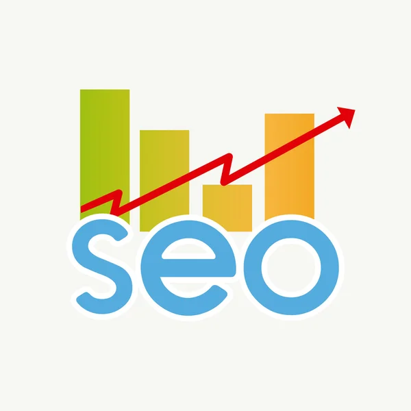 Diseño SEO — Vector de stock